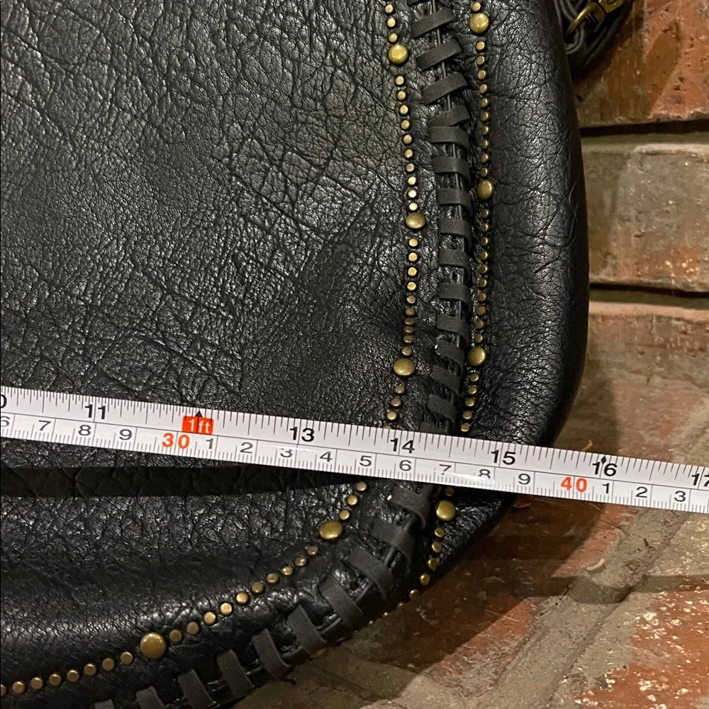 Elegant Black Hobo Bag with Dust Bag